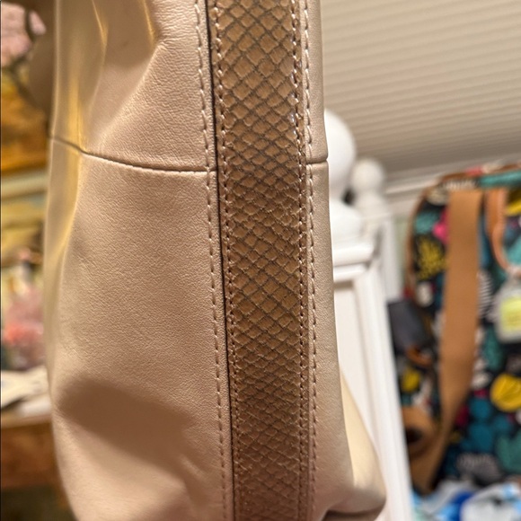 Coach butter soft vintage alligator Beige Leather Shoulder Bag - Picture 4 of 6